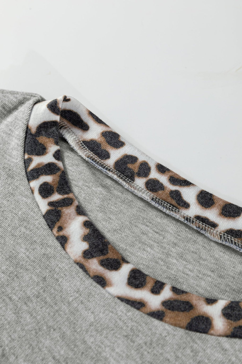 Leopard Patchwork Dolman Sleeve Sweatshirt - Rooted & Reckless Co.