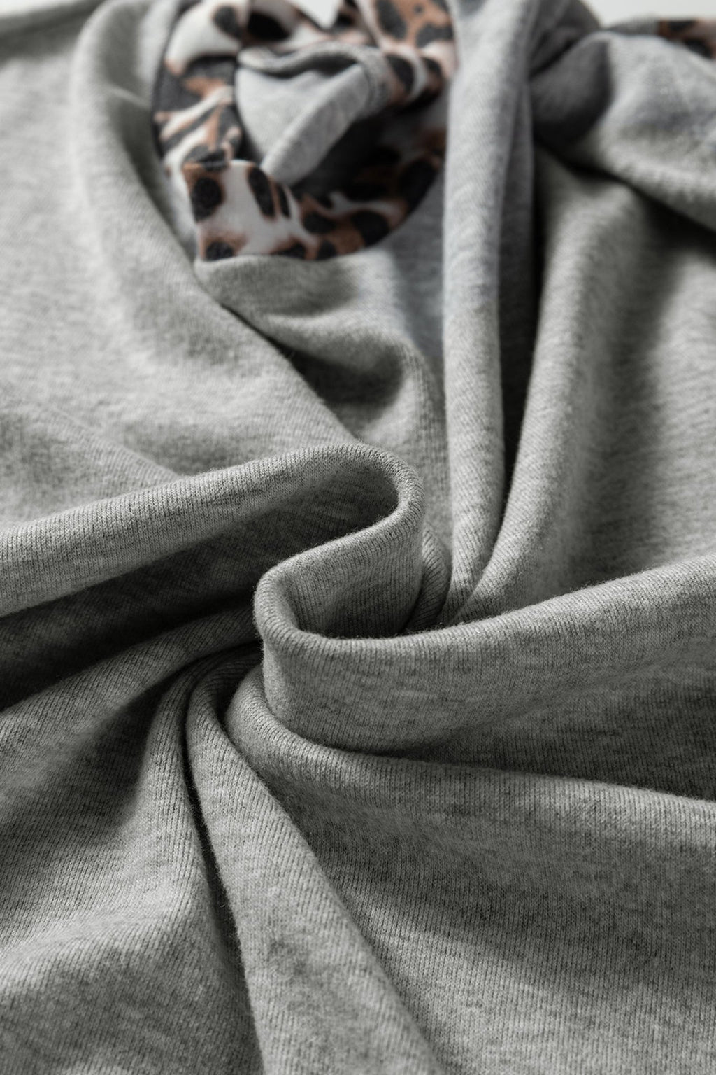 Leopard Patchwork Dolman Sleeve Sweatshirt - Rooted & Reckless Co.