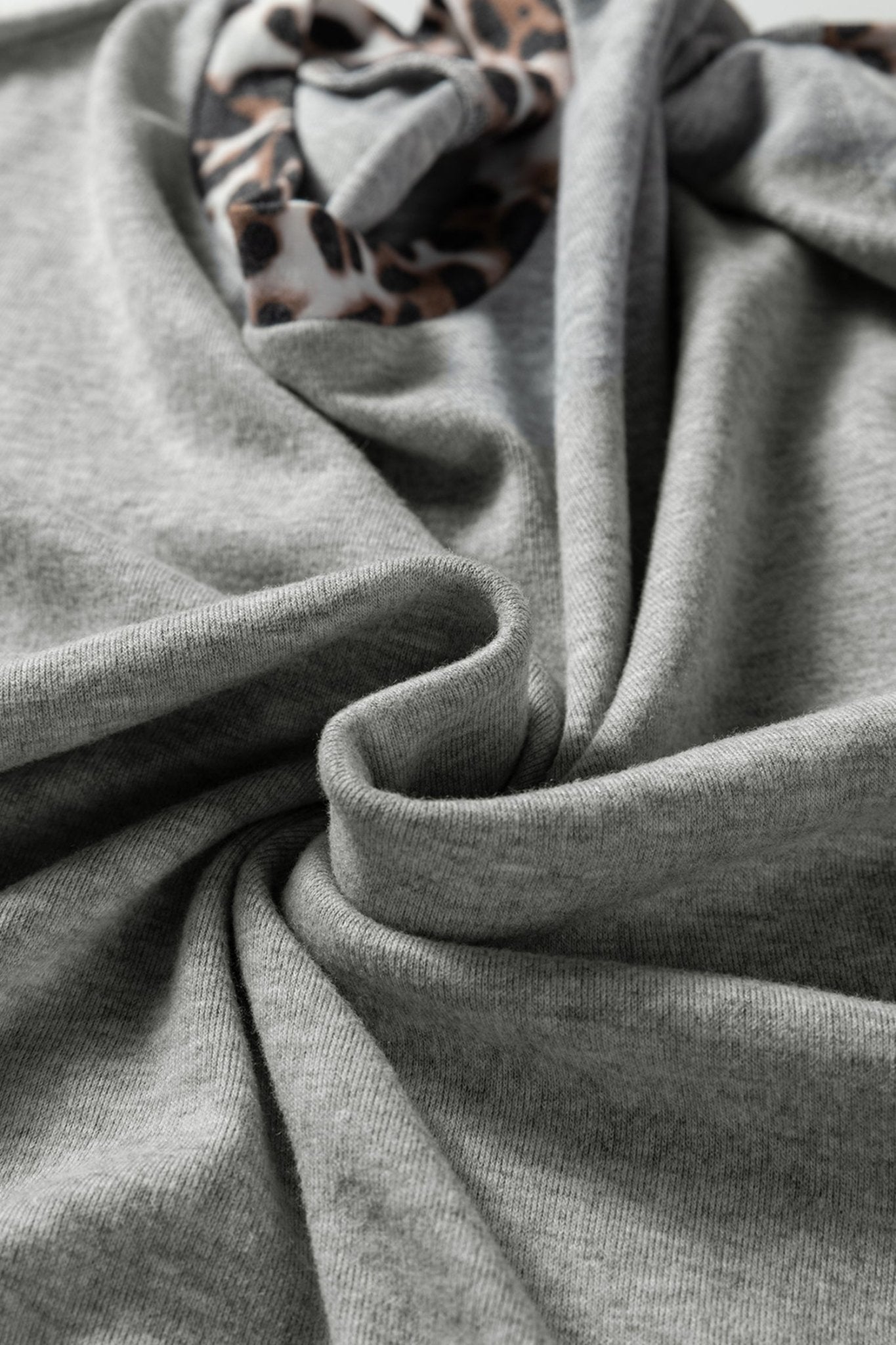 Leopard Patchwork Dolman Sleeve Sweatshirt - Rooted & Reckless Co.