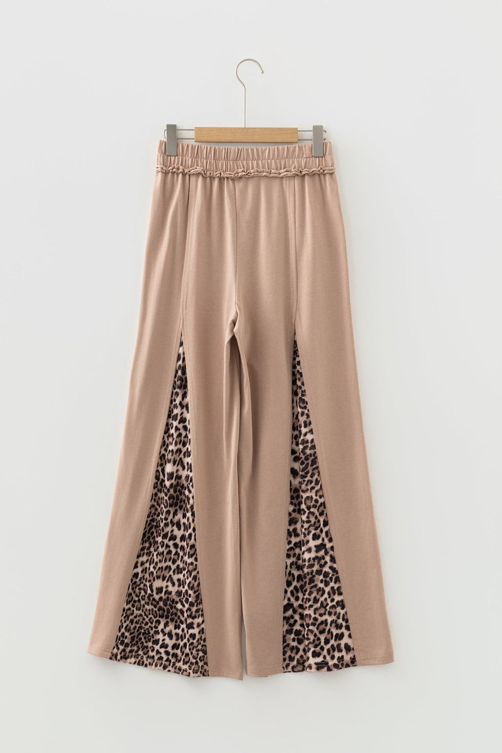 Leopard Patchwork Mineral Wash Wide Leg Pants - Rooted & Reckless Co.