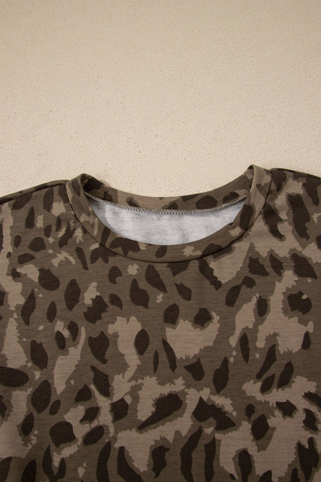 Leopard Patchwork Pullover and Drawstring Pant Set - Rooted & Reckless Co.