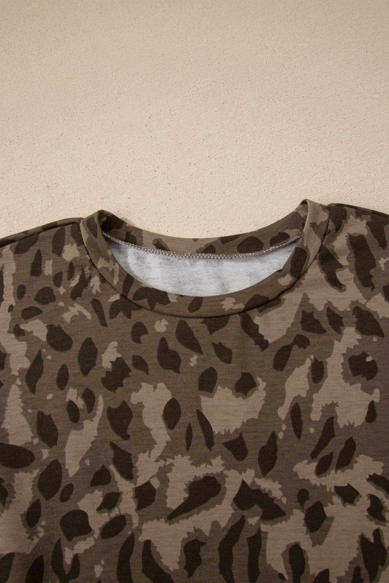 Leopard Patchwork Pullover and Drawstring Pant Set - Rooted & Reckless Co.