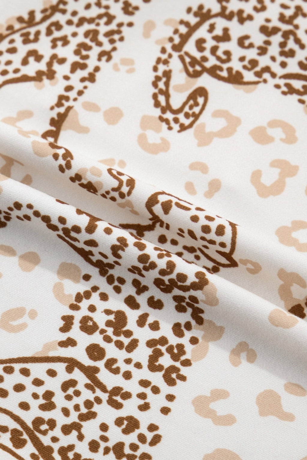 Leopard Pocket Placket Long Sleeve Top and Lounge Bottom Set - Rooted & Reckless Co.