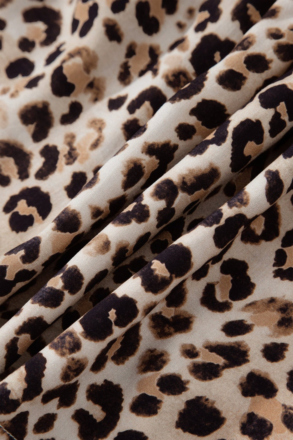 Leopard Ruffle Straps Smocked Tiered Maxi Dress - Rooted & Reckless Co.