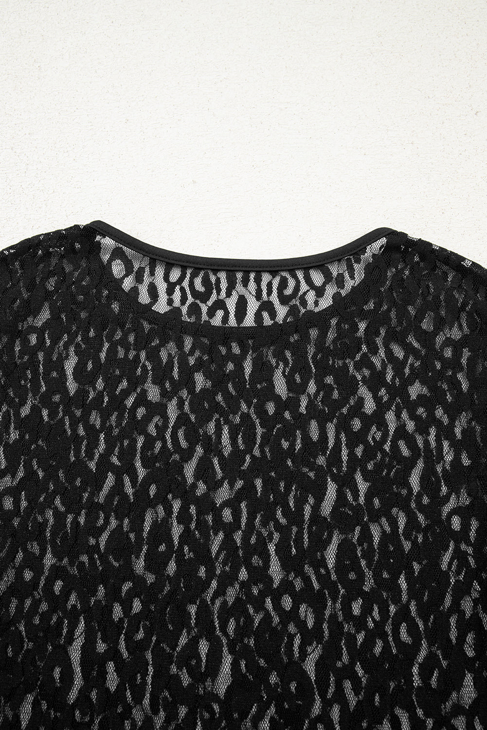 Leopard Sheer Mesh Long Sleeve Top - Rooted & Reckless Co.