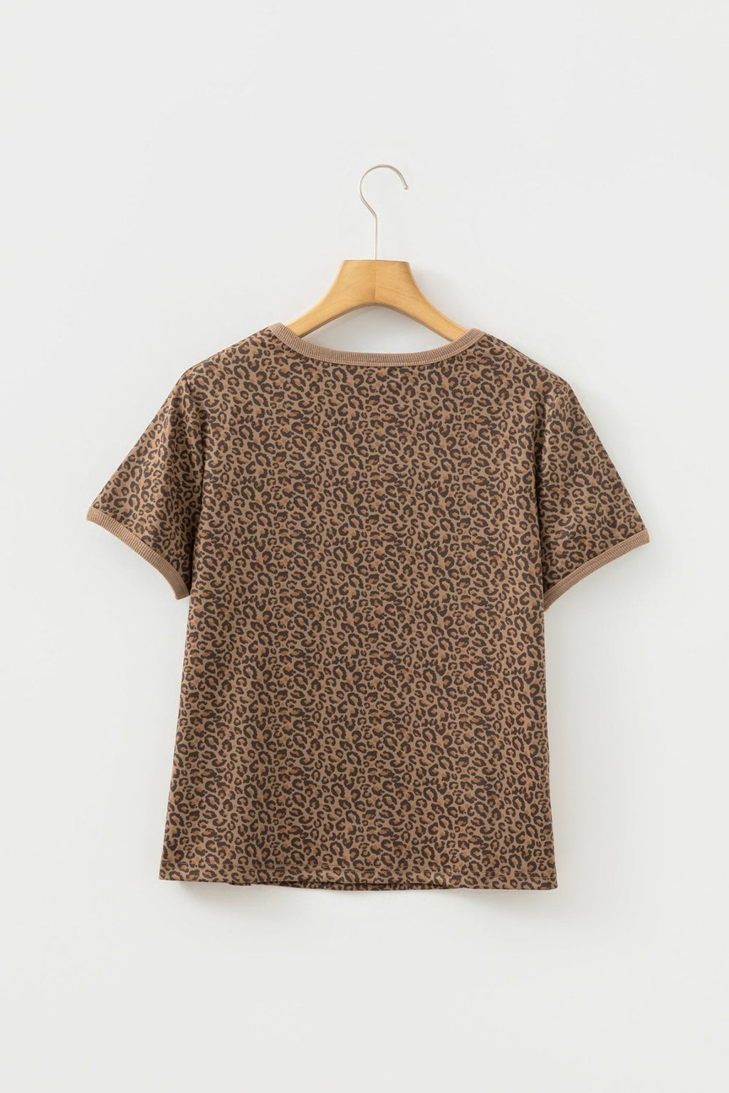 Leopard Short Sleeve Crewneck T-Shirt - Rooted & Reckless Co.