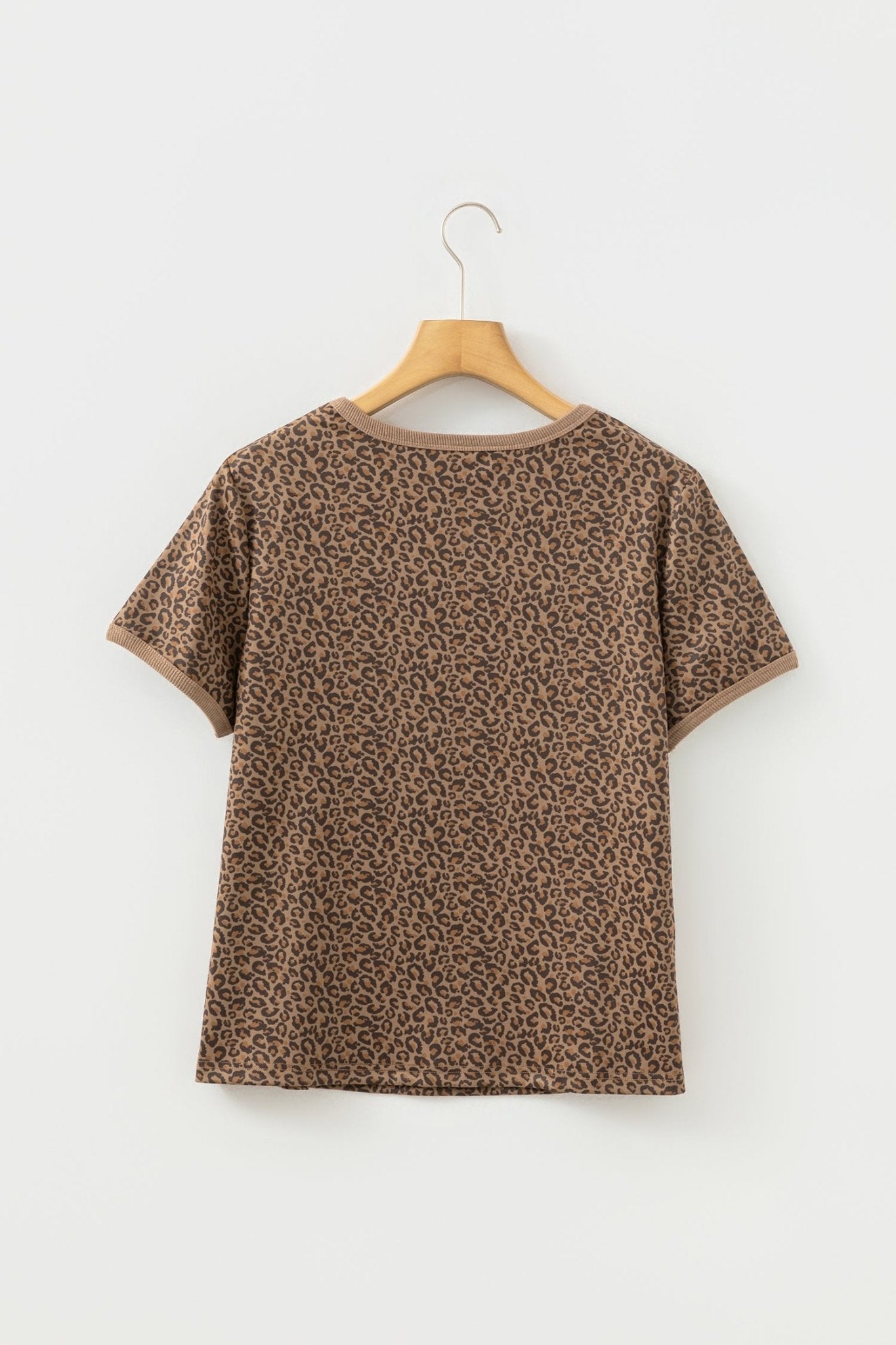 Leopard Short Sleeve Crewneck T-Shirt - Rooted & Reckless Co.