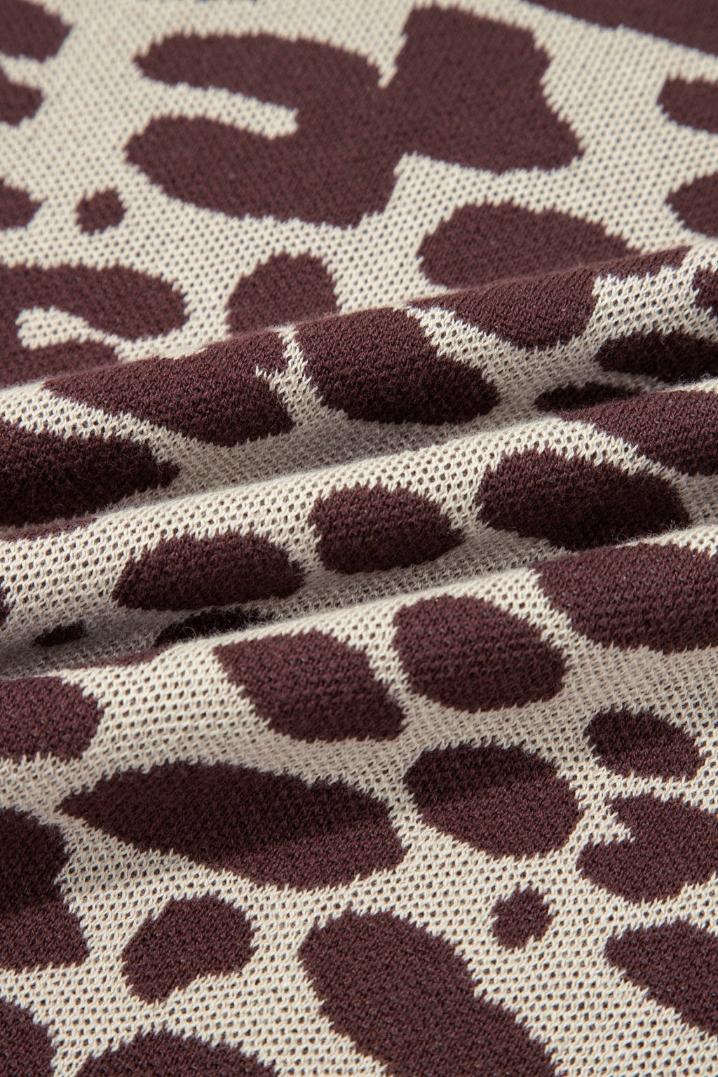 Leopard Short Sleeve Knit Loose Top - Rooted & Reckless Co.