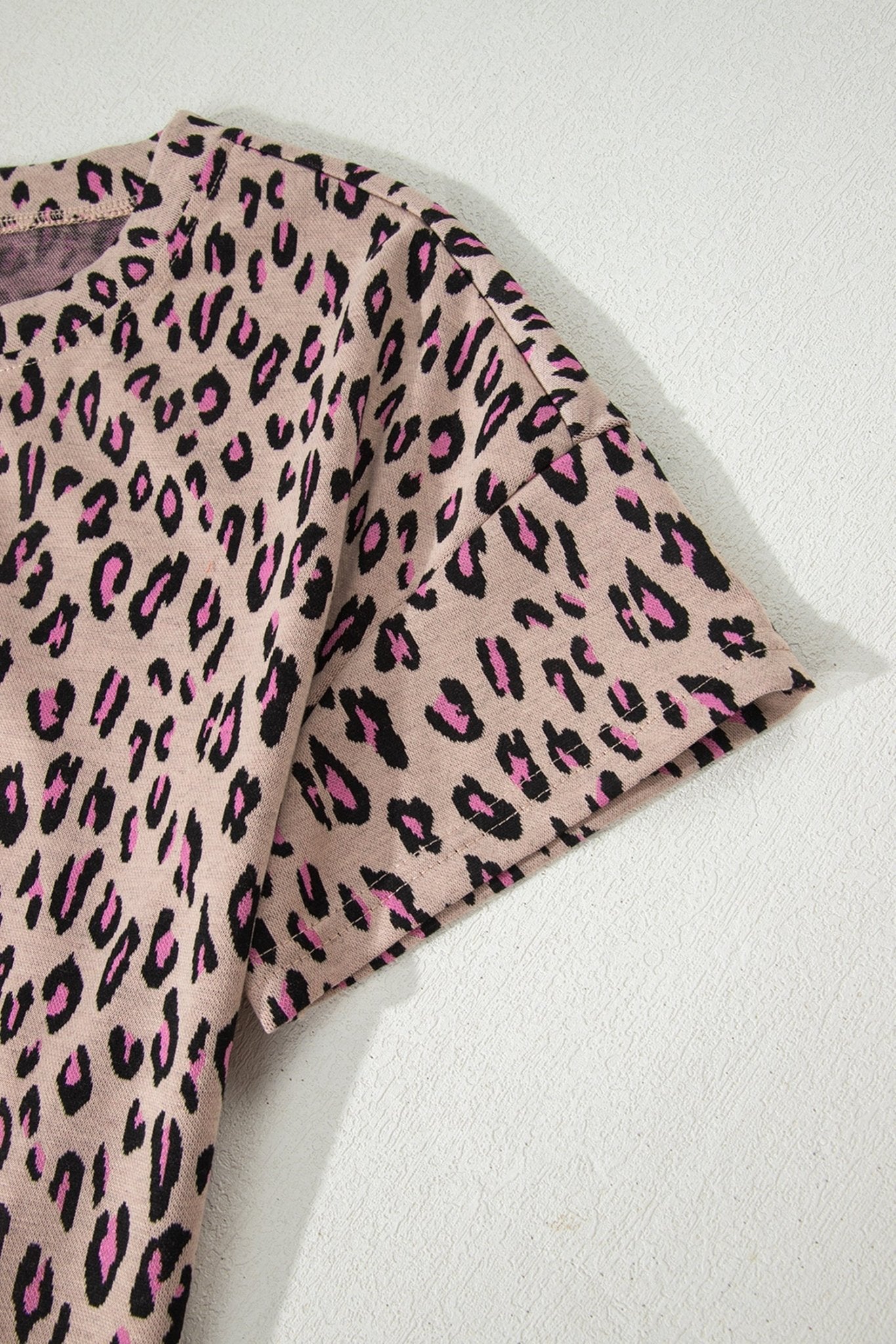 Leopard Short Sleeve Tee & Pants Set - Rooted & Reckless Co.