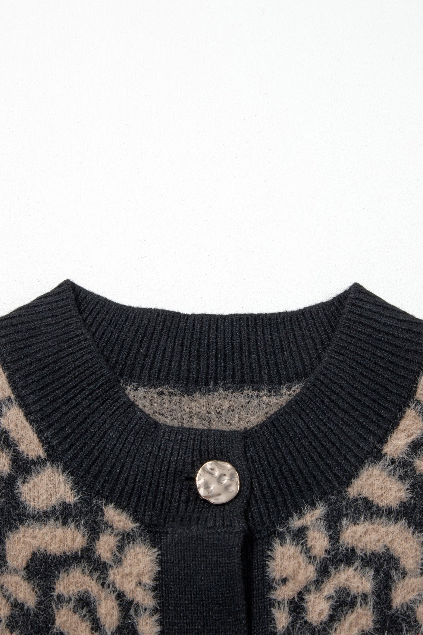 Leopard Sleeveless Regular Wash Knit Vest - Rooted & Reckless Co.