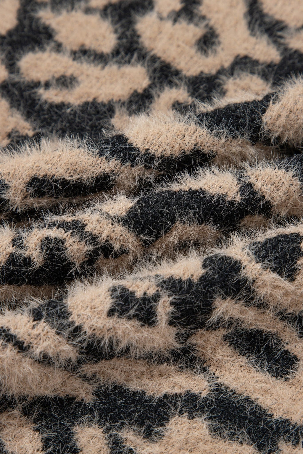 Leopard Sleeveless Regular Wash Knit Vest - Rooted & Reckless Co.