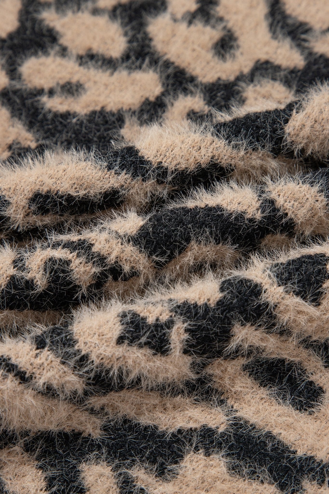 Leopard Sleeveless Regular Wash Knit Vest - Rooted & Reckless Co.