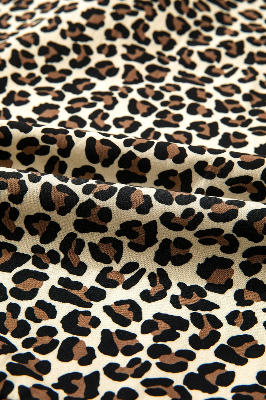 Leopard Stripe Colorblock Trim V-Neck Mini Dress - Rooted & Reckless Co.