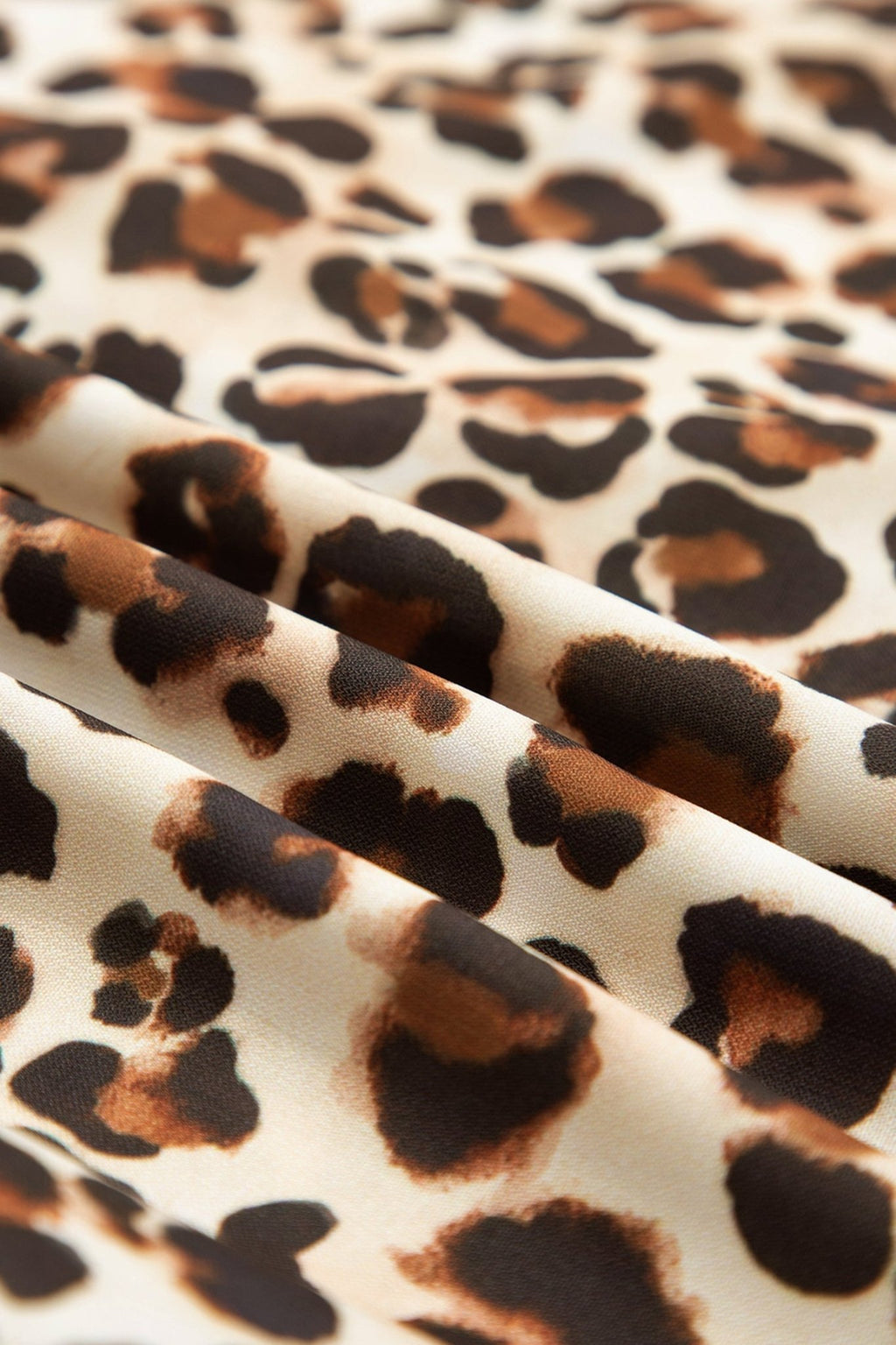 Leopard Stripe Trim V-Neck Mini Dress - Rooted & Reckless Co.