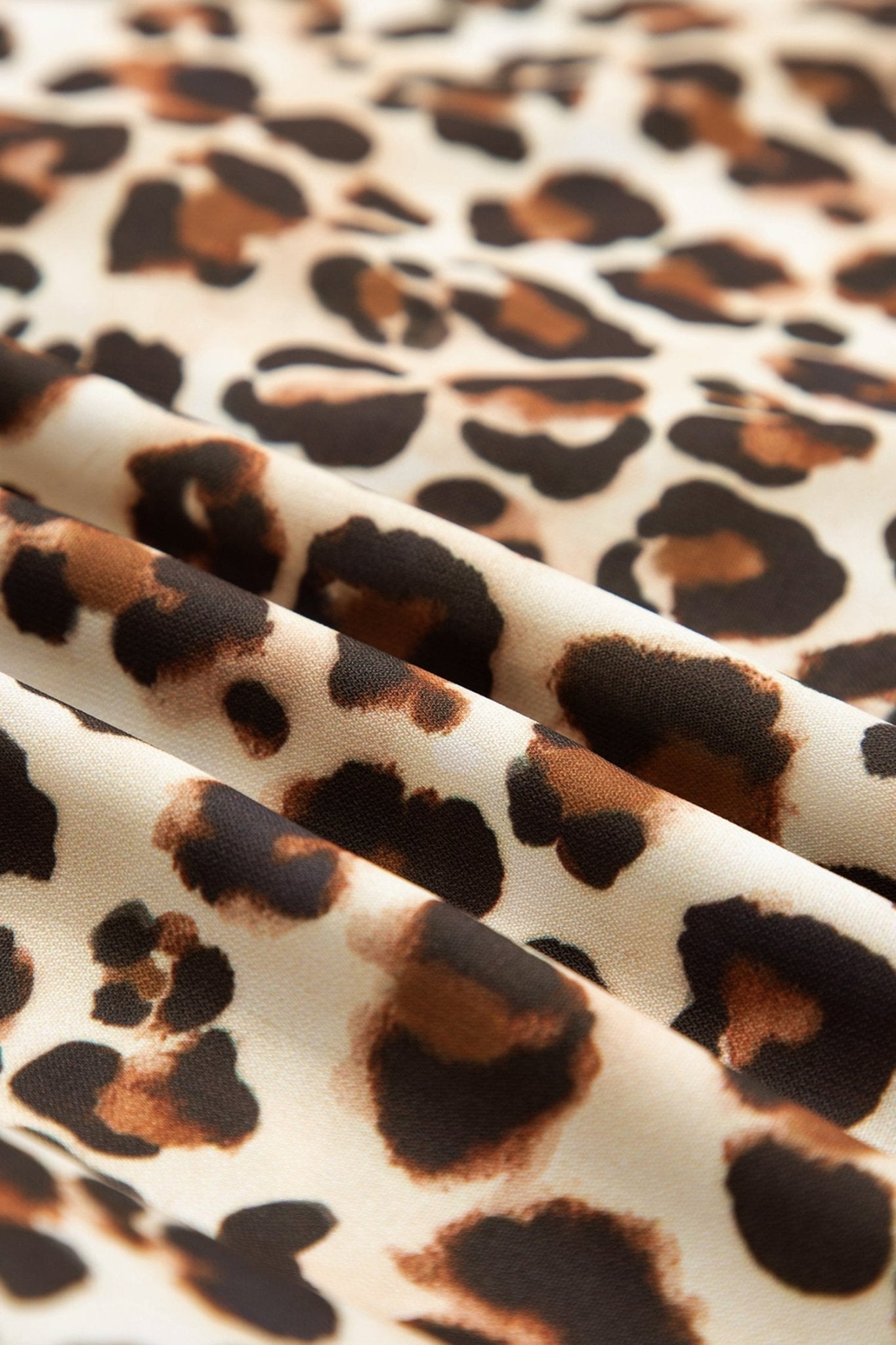 Leopard Stripe Trim V-Neck Mini Dress - Rooted & Reckless Co.