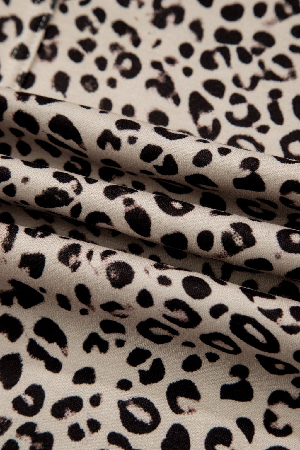 Leopard Terry Knit Wide Leg Pants - Rooted & Reckless Co.