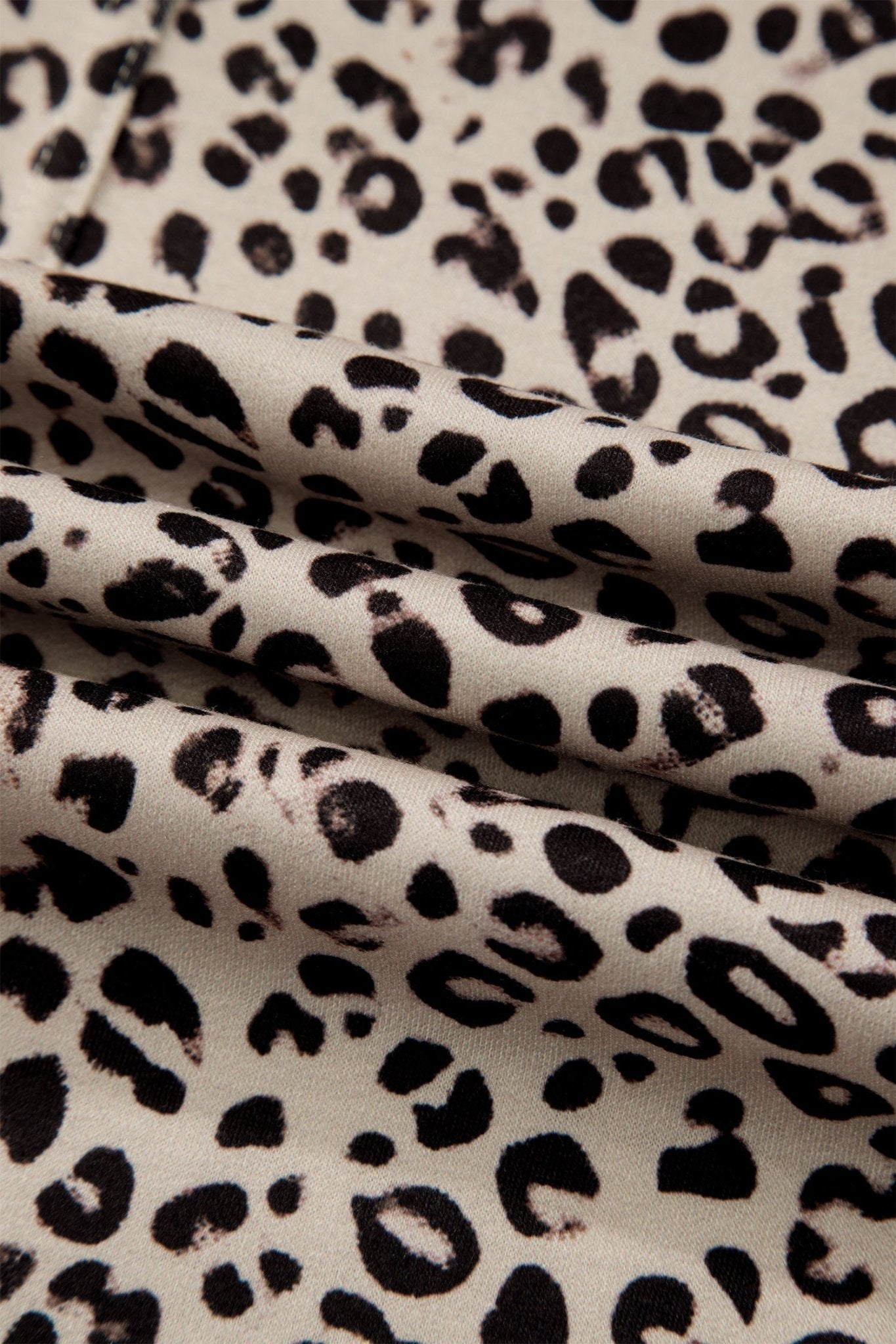 Leopard Terry Knit Wide Leg Pants - Rooted & Reckless Co.