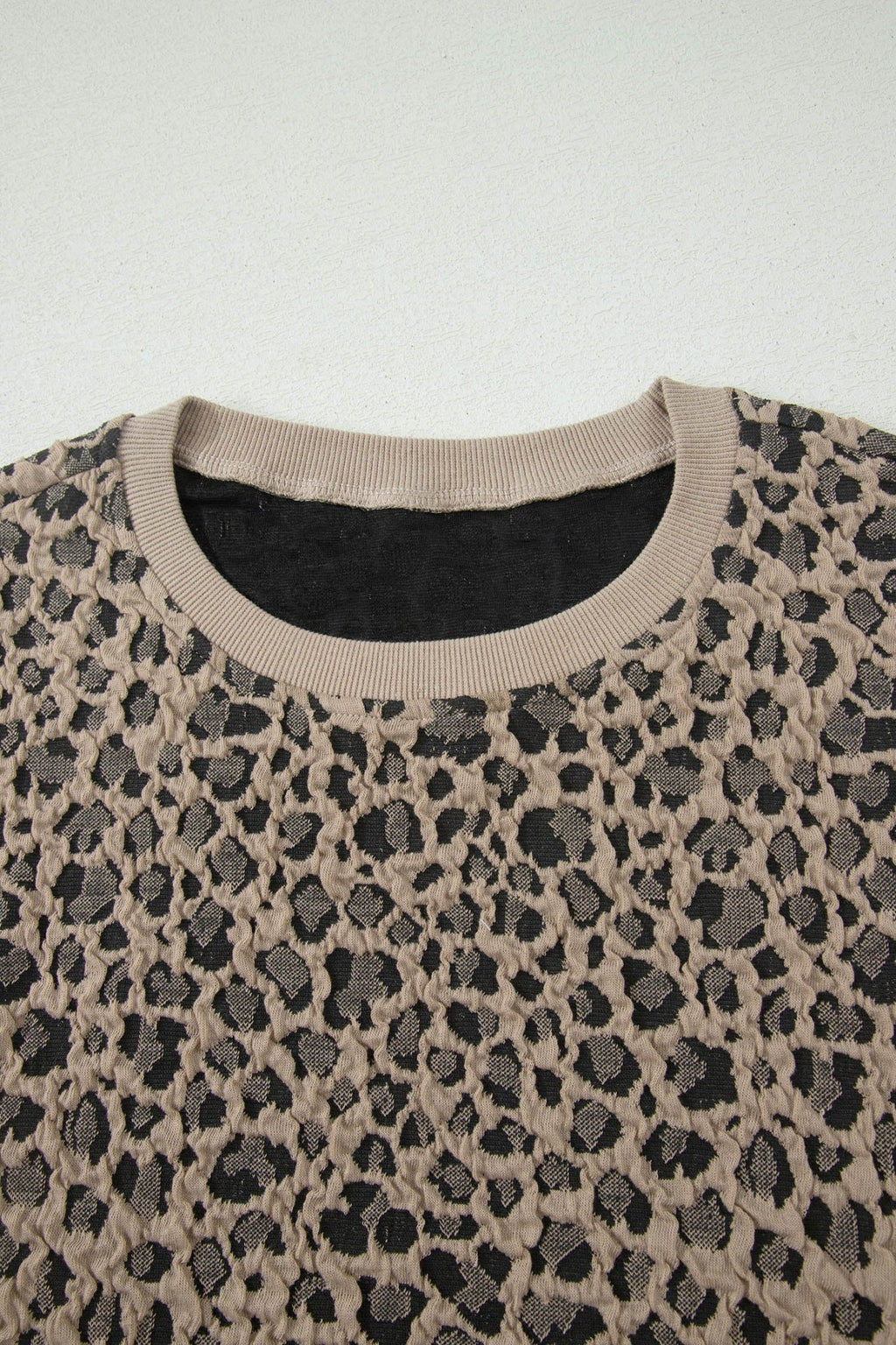 Leopard Textured Sleeveless Mini Dress - Rooted & Reckless Co.