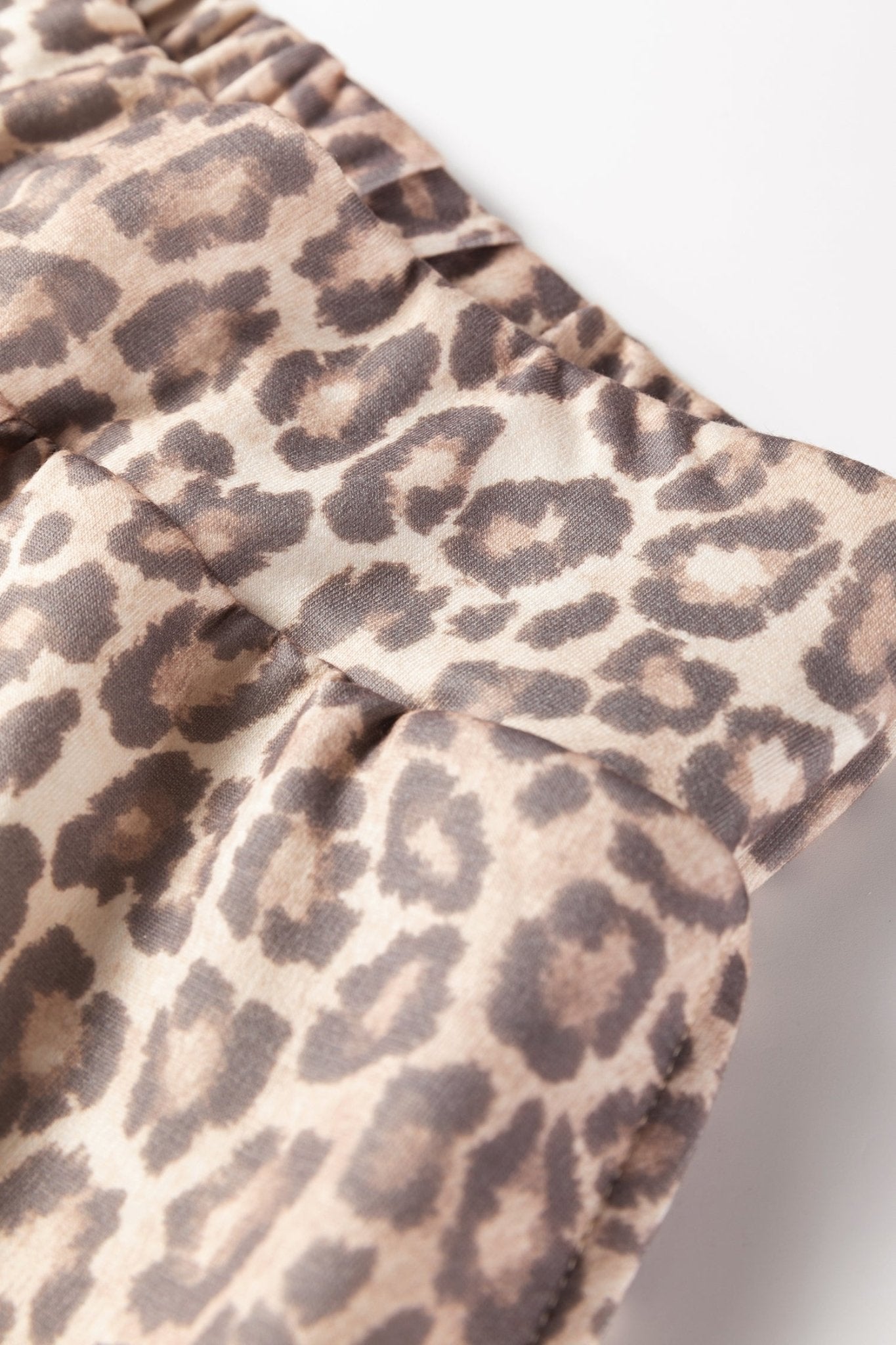 Leopard V-Neck Pullover & Wide-Waistband Skirt Set - Rooted & Reckless Co.