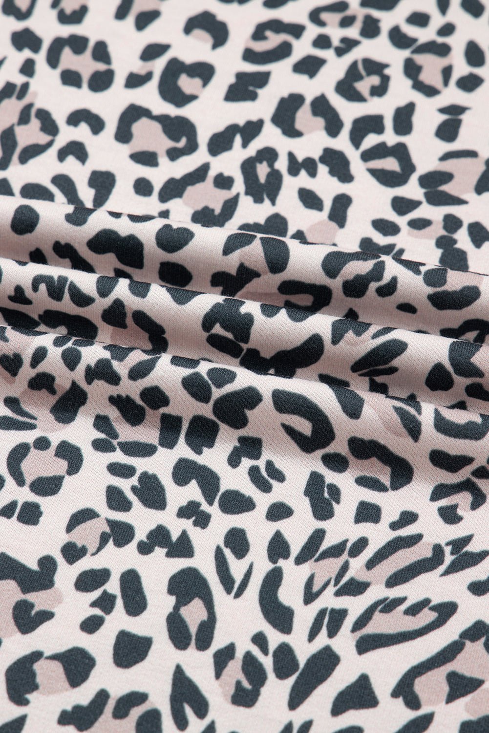 Leopard Varsity Stripe V-Neck Long Sleeve Top - Rooted & Reckless Co.