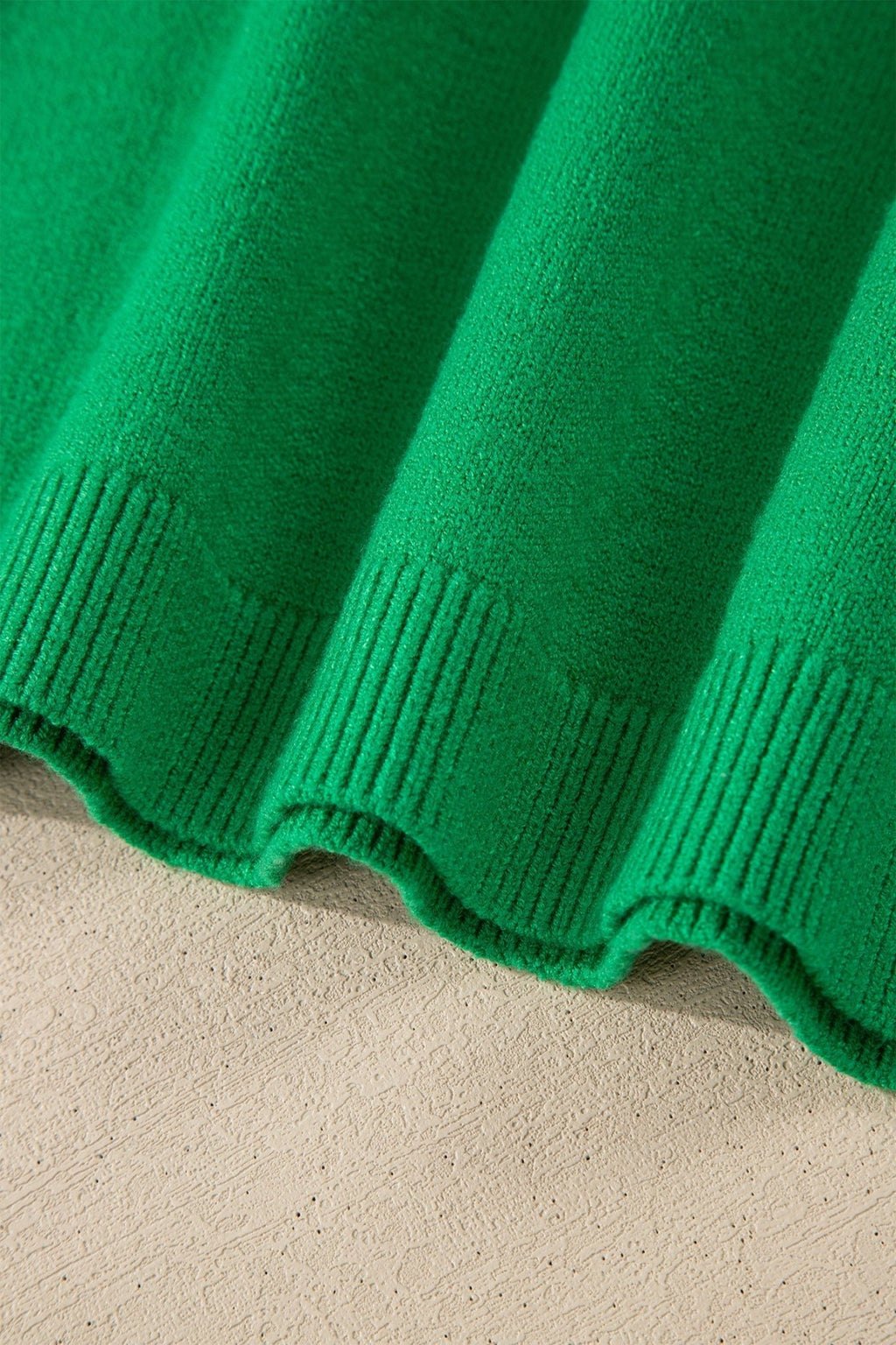 Lucky Stripe Flutter Sleeve Round Neck Sweater - Rooted & Reckless Co.