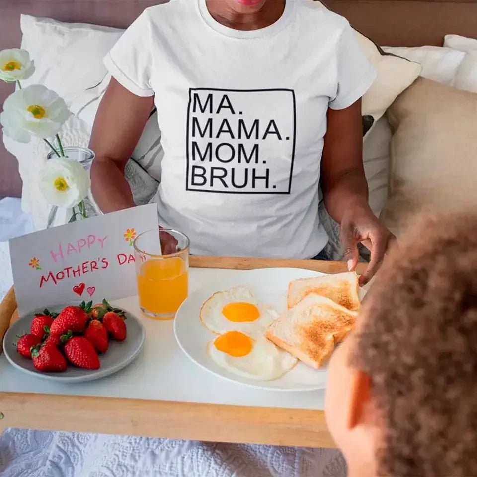 Ma Mama Mom Bruh T-Shirt – Funny Mom Sweatshirt Mother's Day Gift - Rooted & Reckless Co.