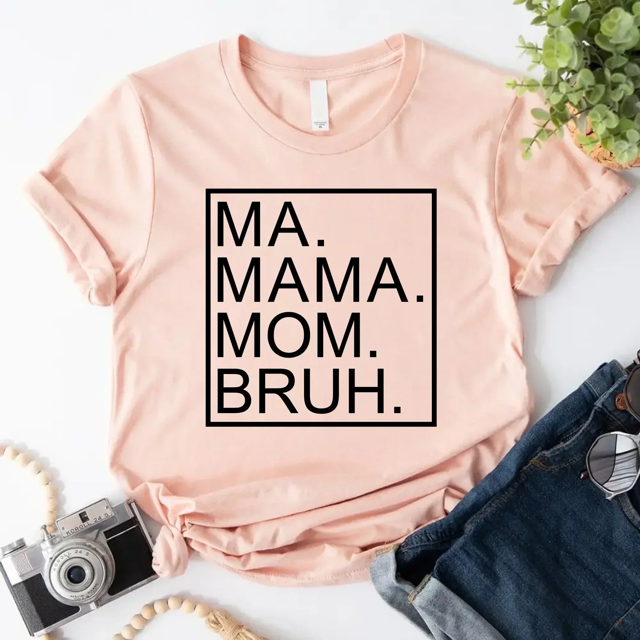 Ma Mama Mom Bruh T-Shirt – Funny Mom Sweatshirt Mother's Day Gift - Rooted & Reckless Co.