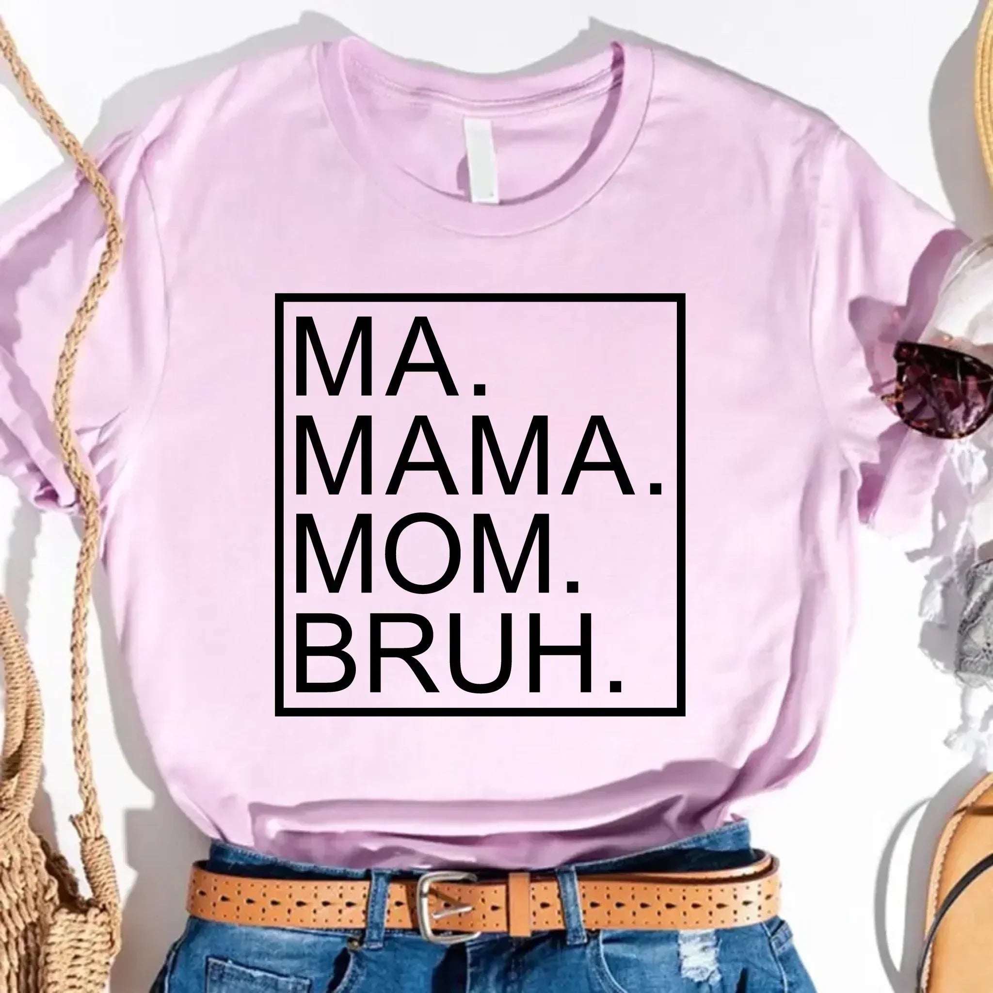 Ma Mama Mom Bruh T-Shirt – Funny Mom Sweatshirt Mother's Day Gift - Rooted & Reckless Co.