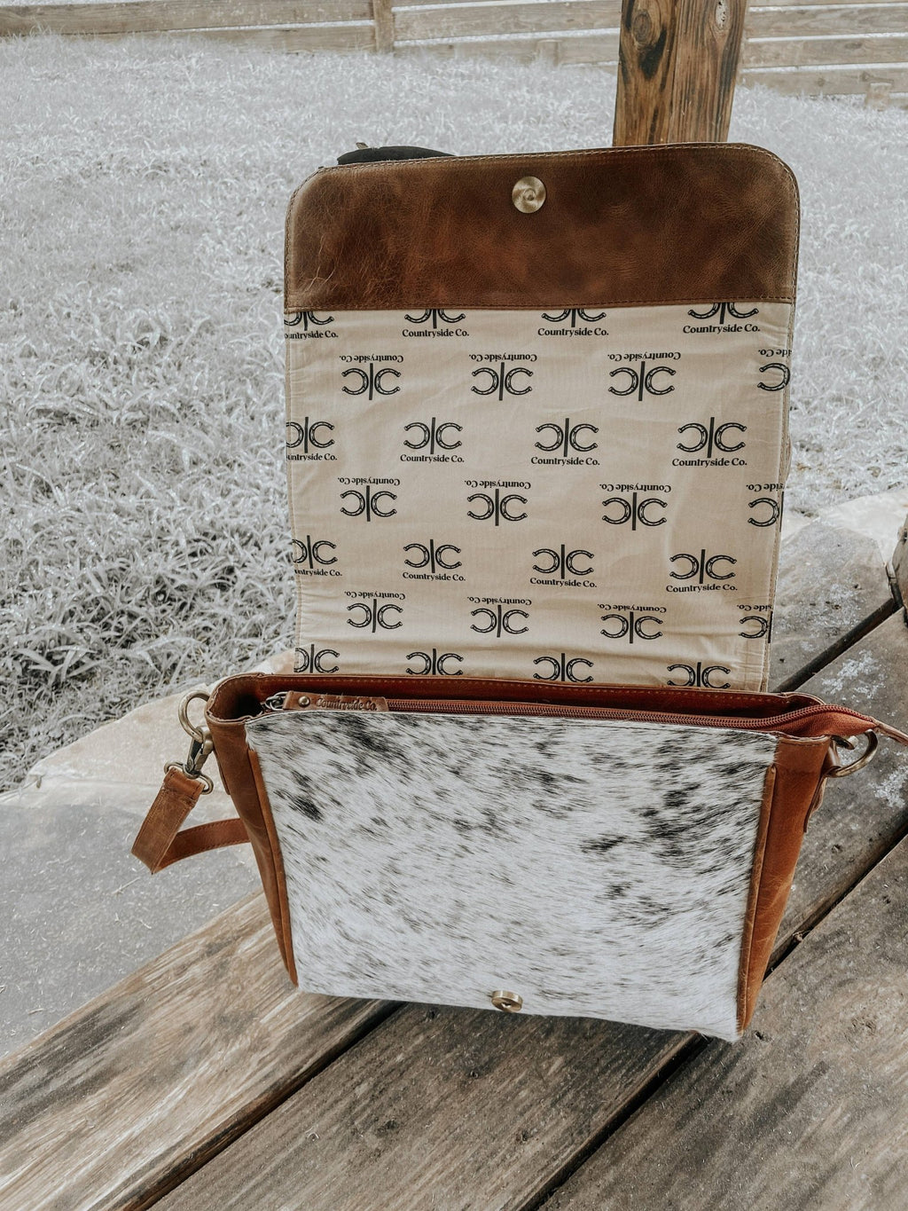 Magedalen Tooled Leather Cowhide Purse, Shoulder Bag - Rooted & Reckless Co.