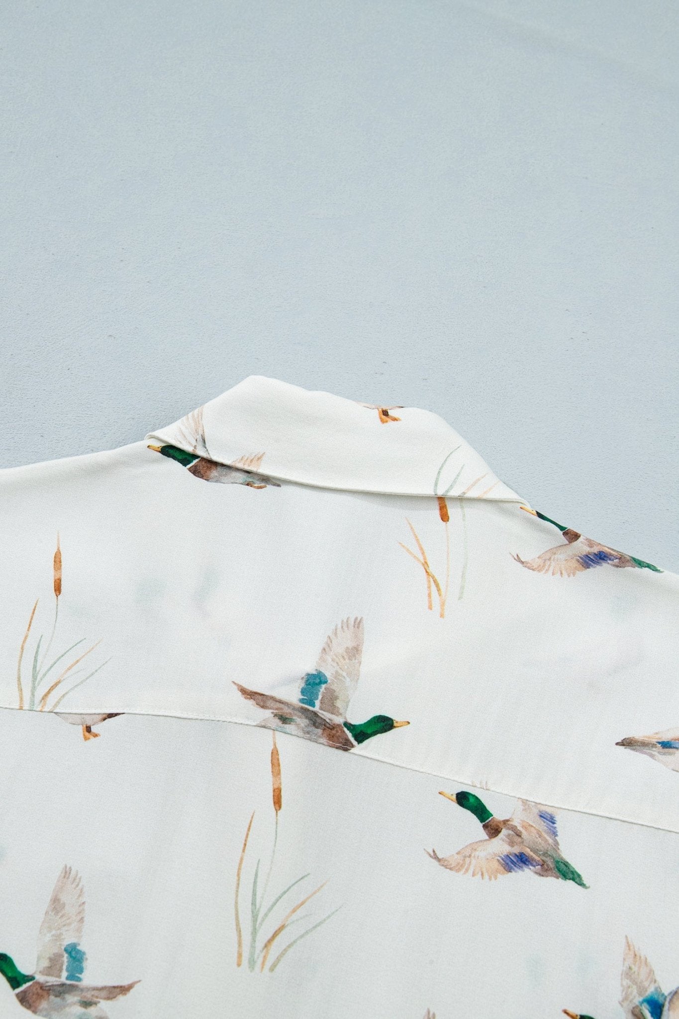 Mallard Button Flap Pocket Collared Blouse - Rooted & Reckless Co.