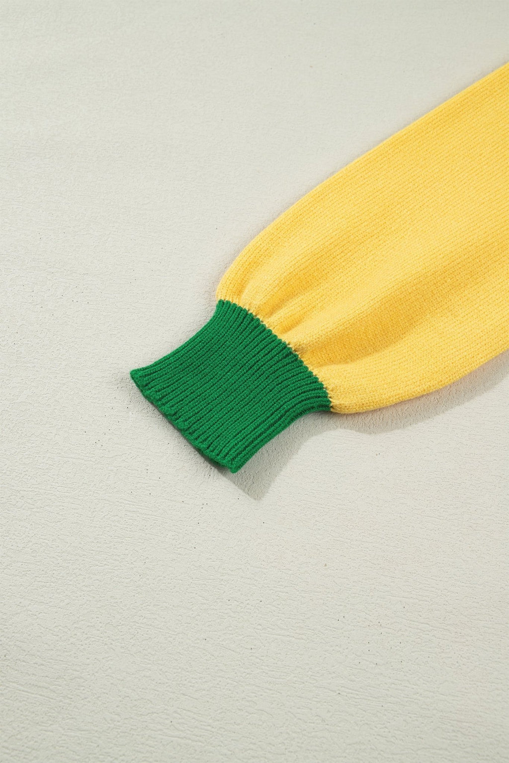 Mardi Gras Colorblock Fuzzy Patchwork Sweater - Rooted & Reckless Co.