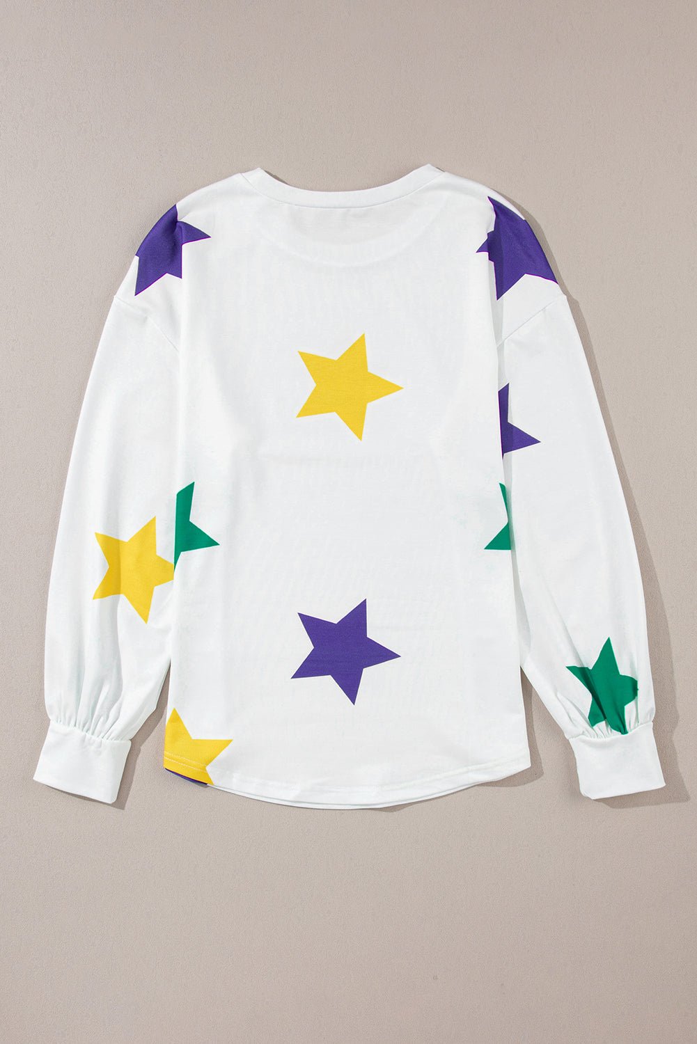 Mardi Gras Star Long Sleeve Top - Rooted & Reckless Co.