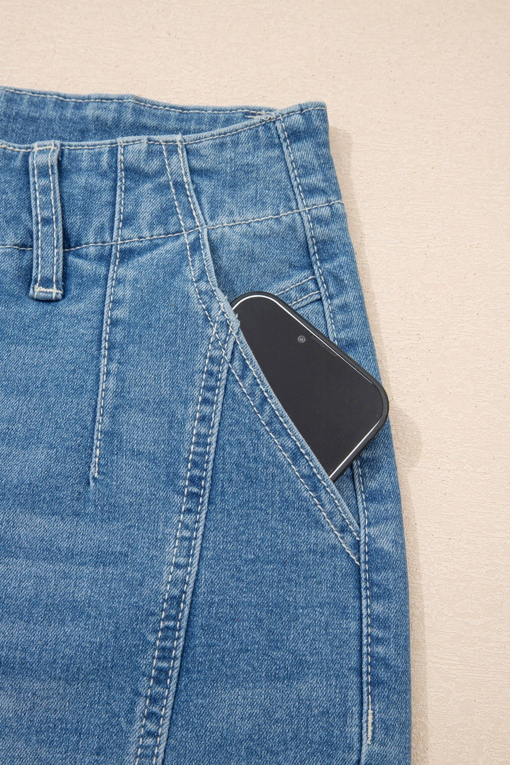 Medium Wash Denim High Waist Barrel Leg Jeans - Rooted & Reckless Co.