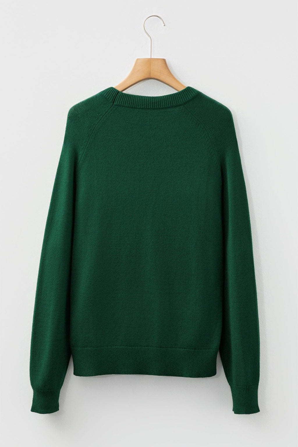 MERRY Raglan Long Sleeve Christmas Sweater - Rooted & Reckless Co.