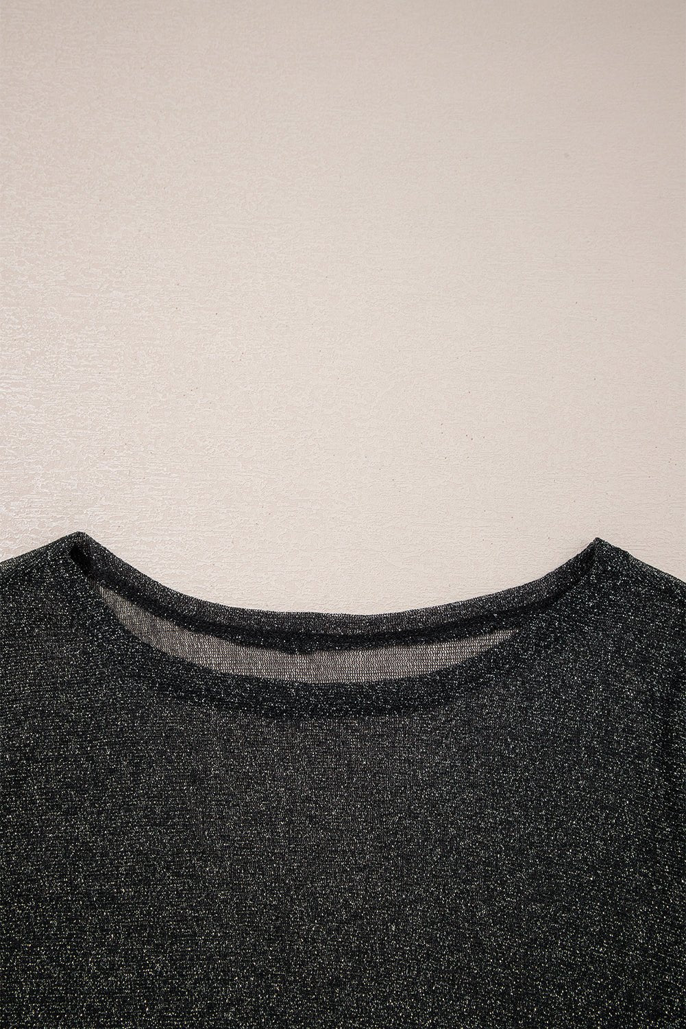 Metallic Glitter Mesh Long Sleeve Top - Rooted & Reckless Co.
