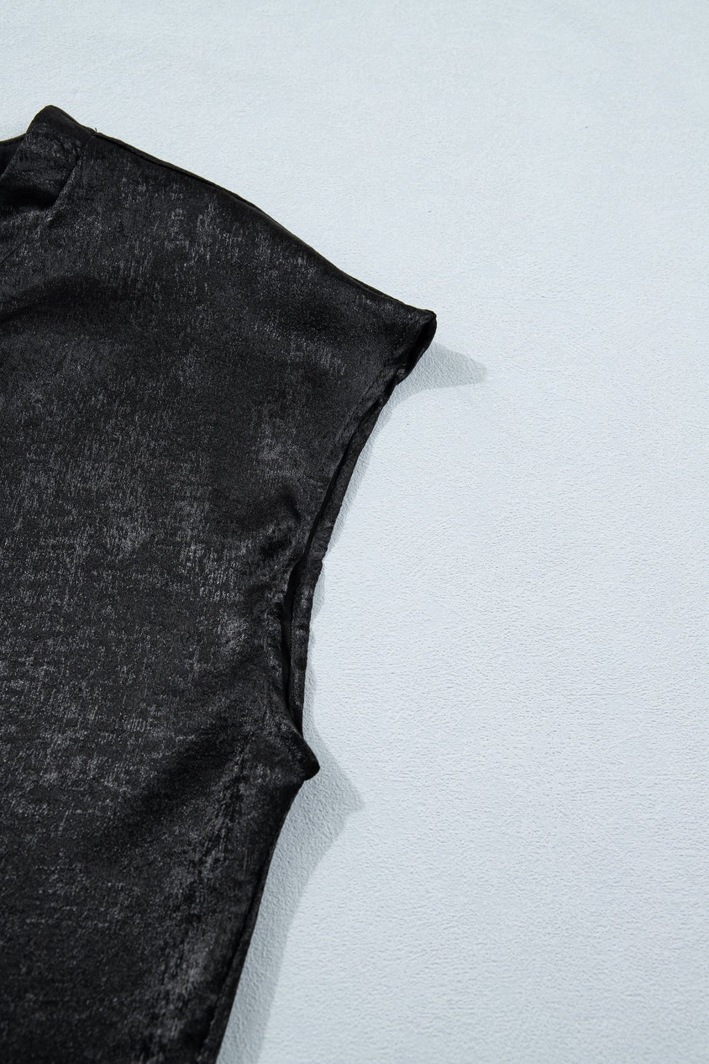 Metallic Round Neck Cap Sleeve Tee - Rooted & Reckless Co.