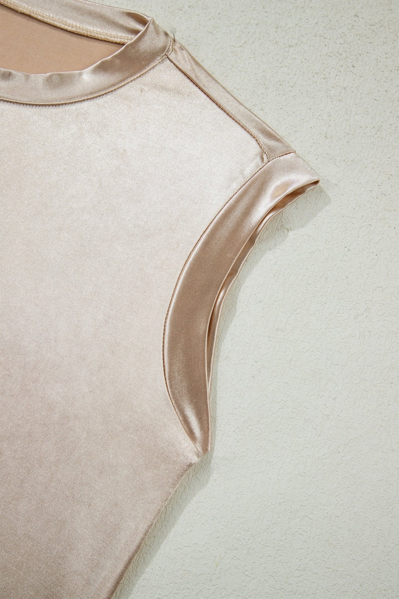 Metallic Round Neck Tank Top - Rooted & Reckless Co.