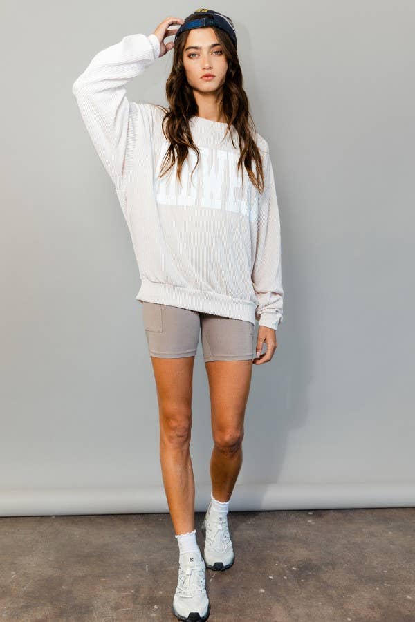 MIDWEST Comfy Oversize Graphic Sweatshirt, Gameday - Rooted & Reckless Co.