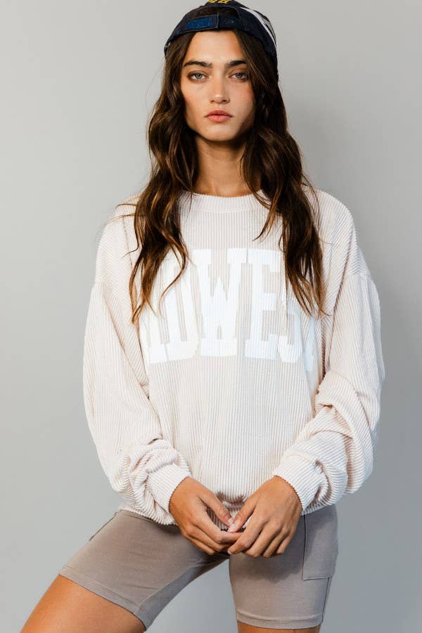 MIDWEST Comfy Oversize Graphic Sweatshirt, Gameday - Rooted & Reckless Co.