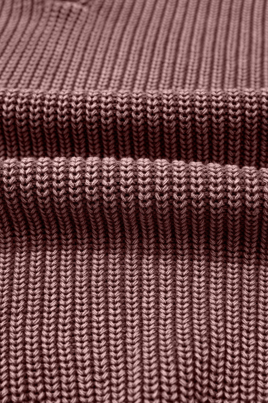 Mineral Wash Buttoned Polo Collar Knit Sweater - Rooted & Reckless Co.