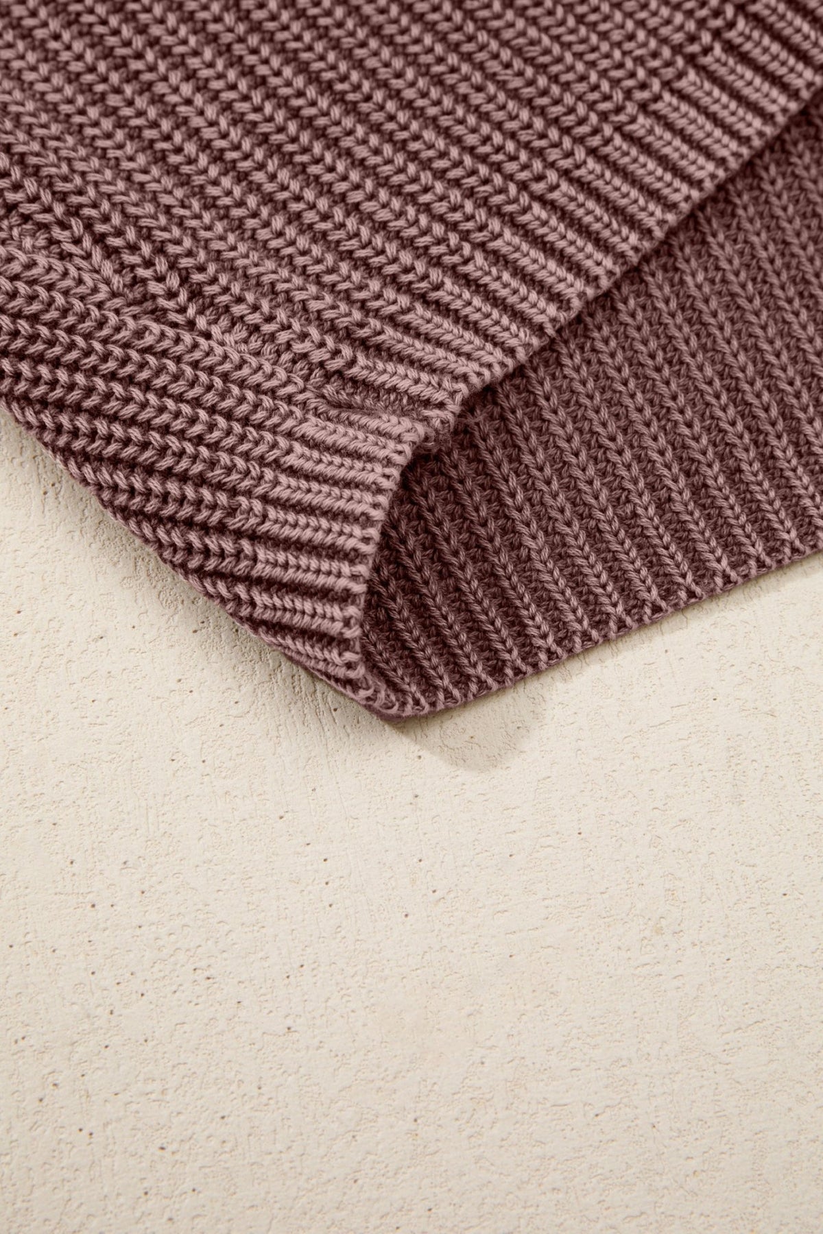 Mineral Wash Buttoned Polo Collar Knit Sweater - Rooted & Reckless Co.