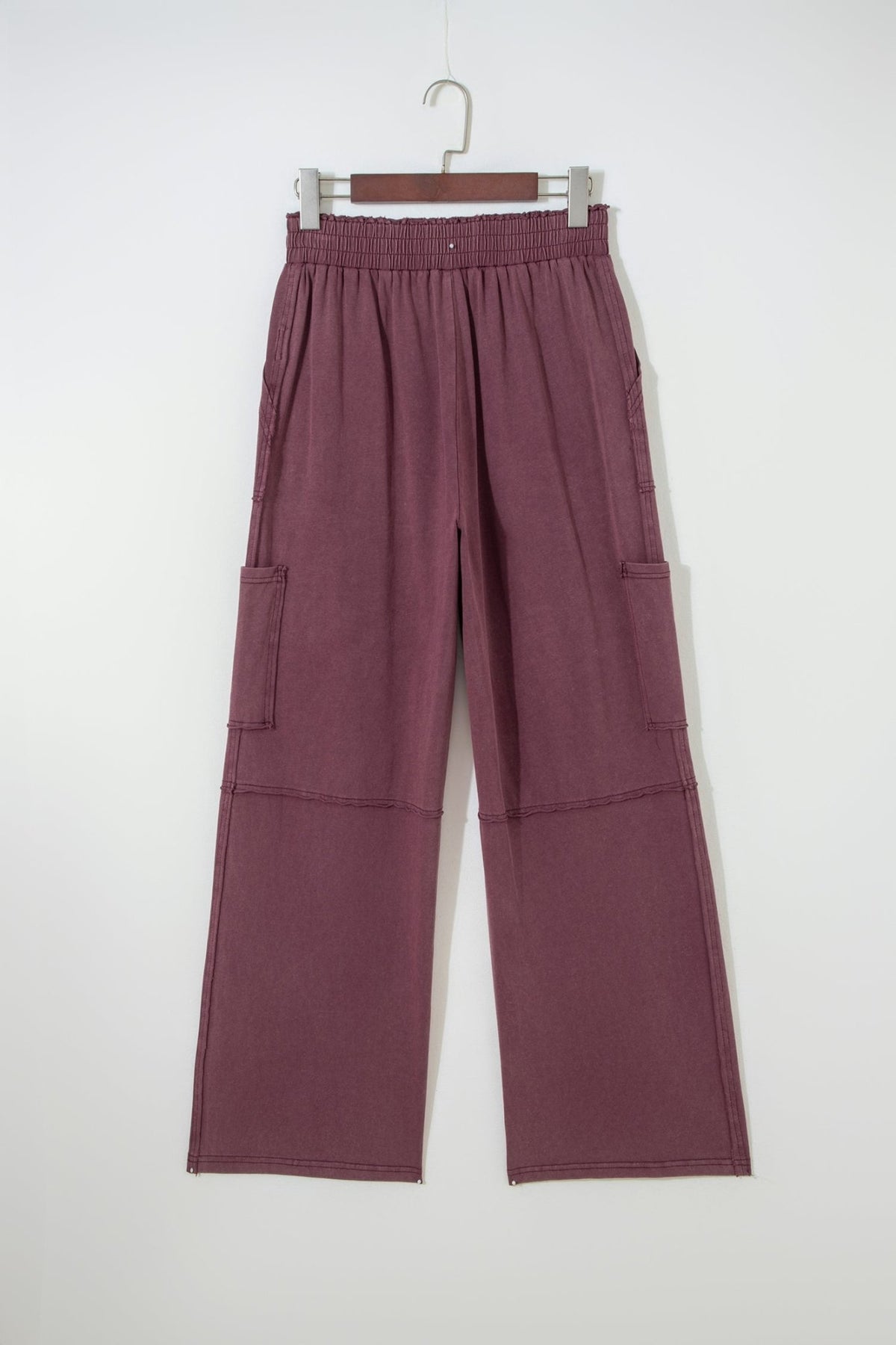 Mineral Wash Cargo Patch Pocket Utility Sweatpants - Rooted & Reckless Co.