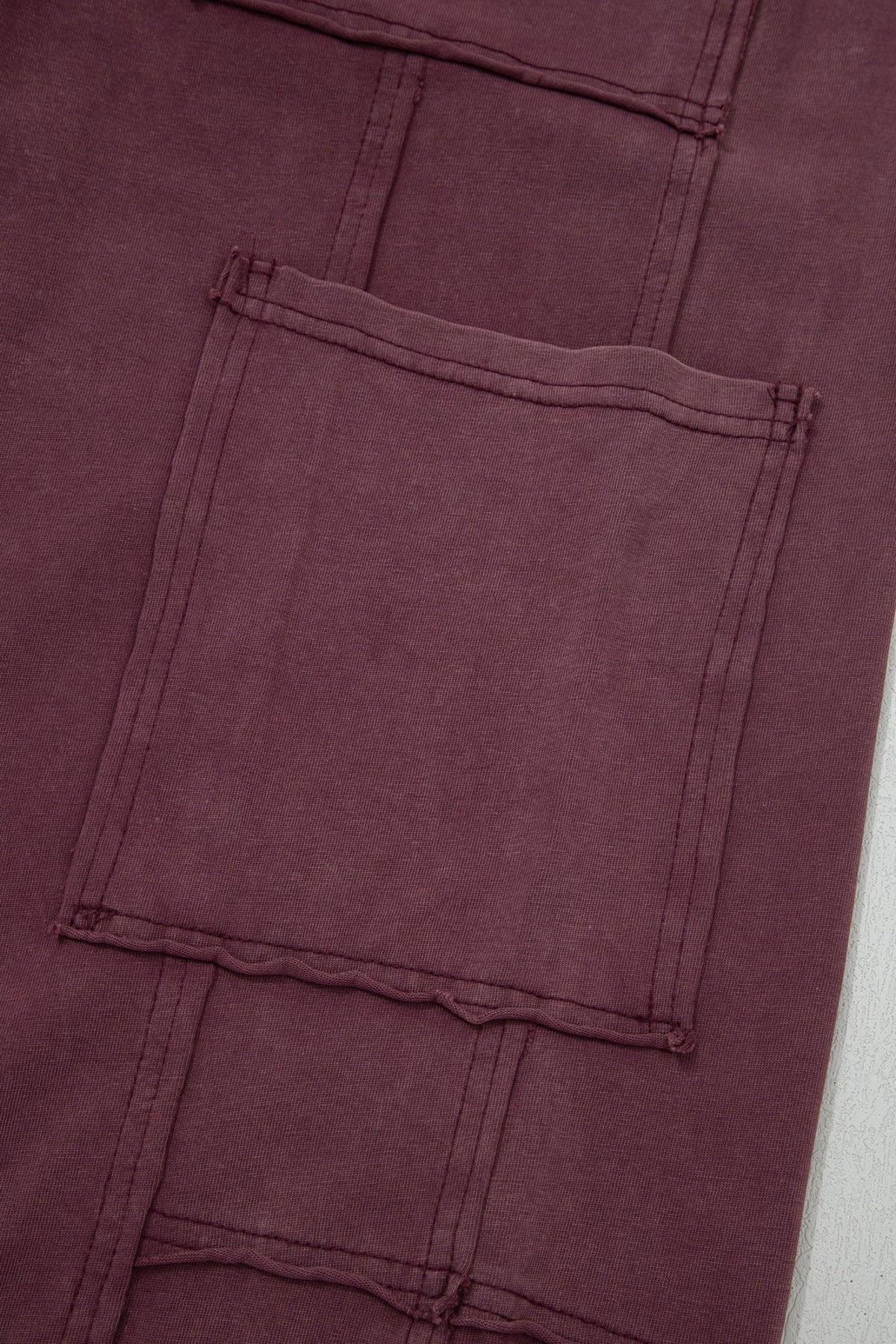 Mineral Wash Cargo Patch Pocket Utility Sweatpants - Rooted & Reckless Co.