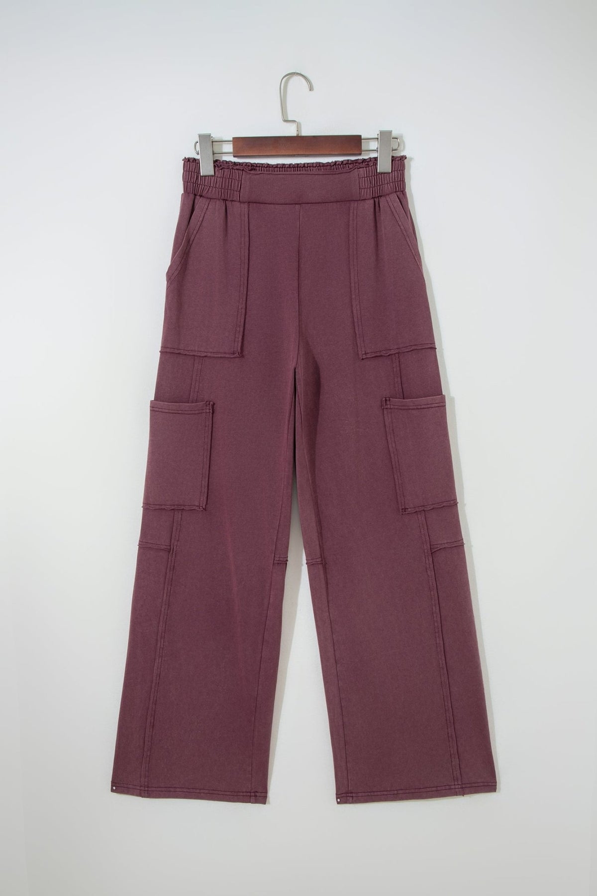 Mineral Wash Cargo Patch Pocket Utility Sweatpants - Rooted & Reckless Co.