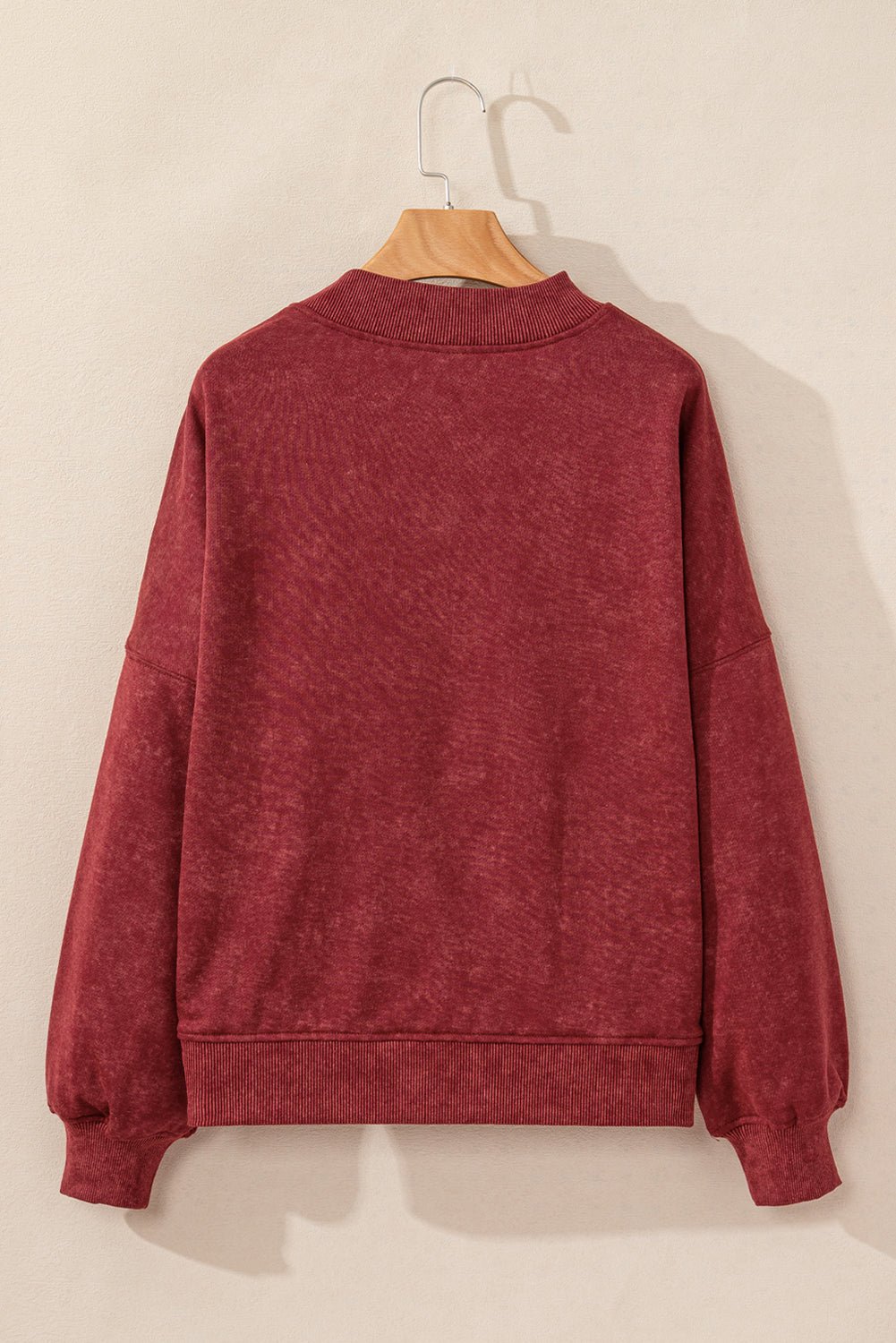Mineral Wash Drop Shoulder Crewneck Sweatshirt - Rooted & Reckless Co.