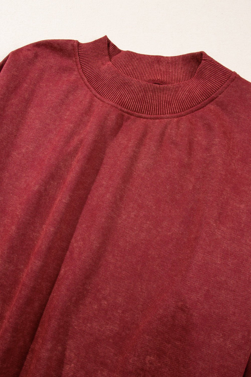 Mineral Wash Drop Shoulder Crewneck Sweatshirt - Rooted & Reckless Co.