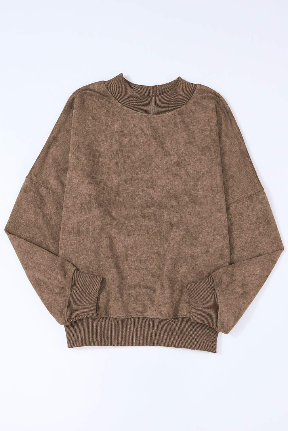 Mineral Wash Drop Shoulder Crewneck Sweatshirt - Rooted & Reckless Co.