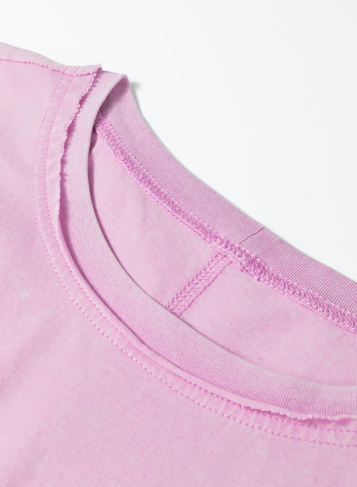 Mineral Wash Drop Shoulder Raw Edge Tee - Rooted & Reckless Co.