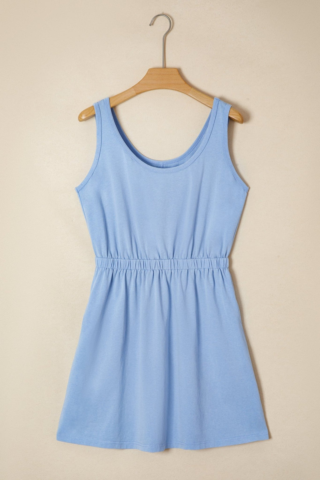 Mineral Wash Elastic Waist Tank Dress w/ Pockets - Rooted & Reckless Co.
