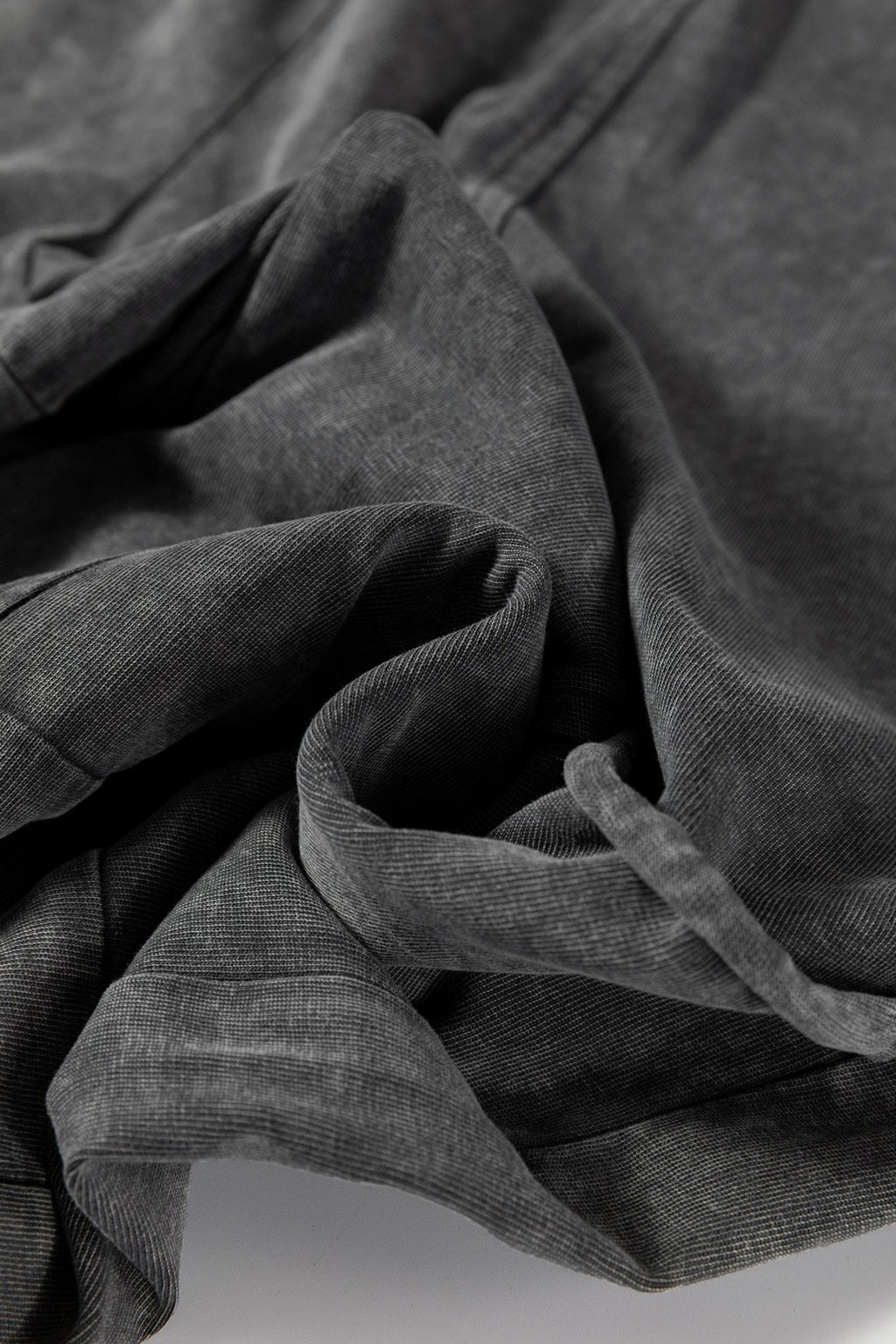 Mineral Wash High Waist Raw Hem Pants - Rooted & Reckless Co.